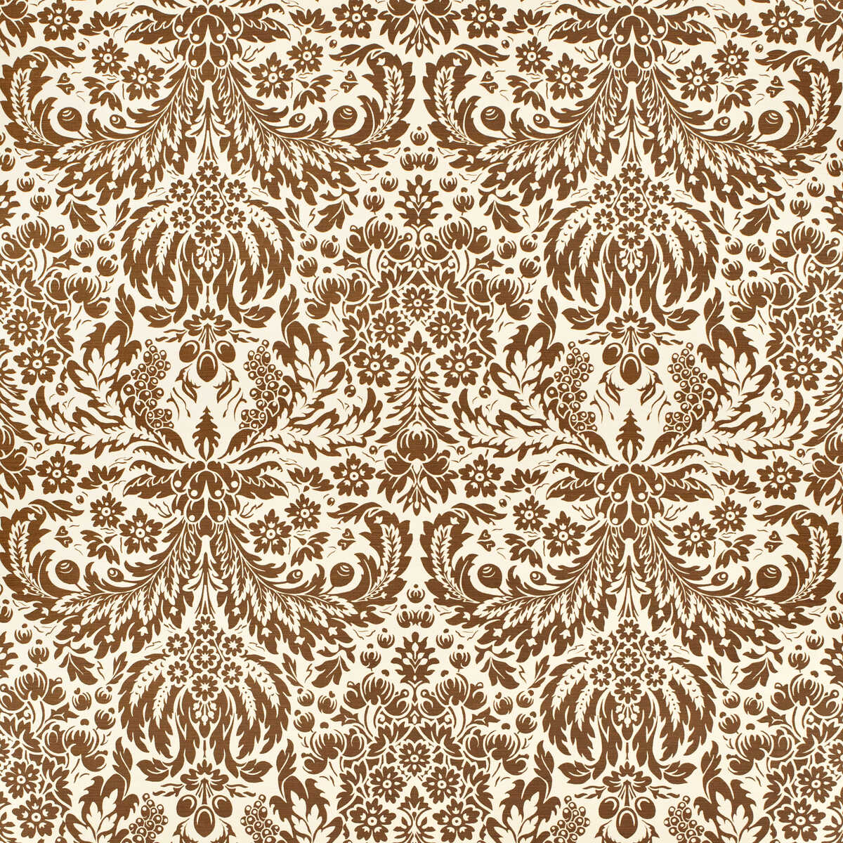 Damask - Brown - LEE JOFA Fabric