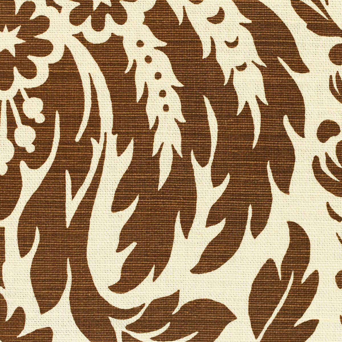 Damask - Brown - LEE JOFA Fabric