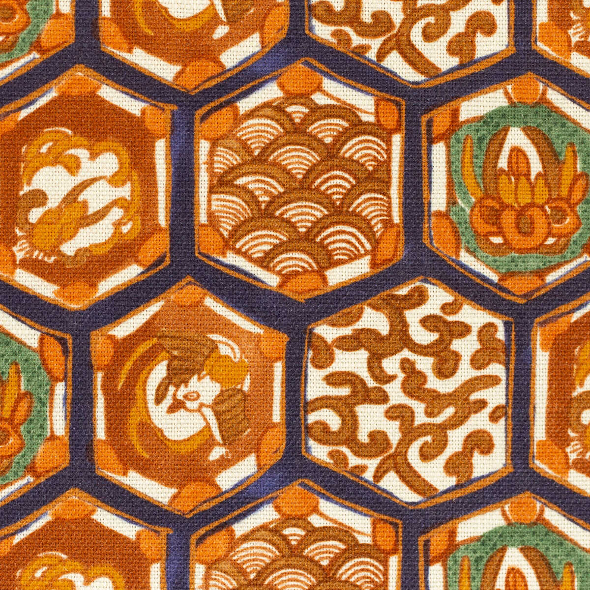Imari Ii - Orange - LEE JOFA Fabric