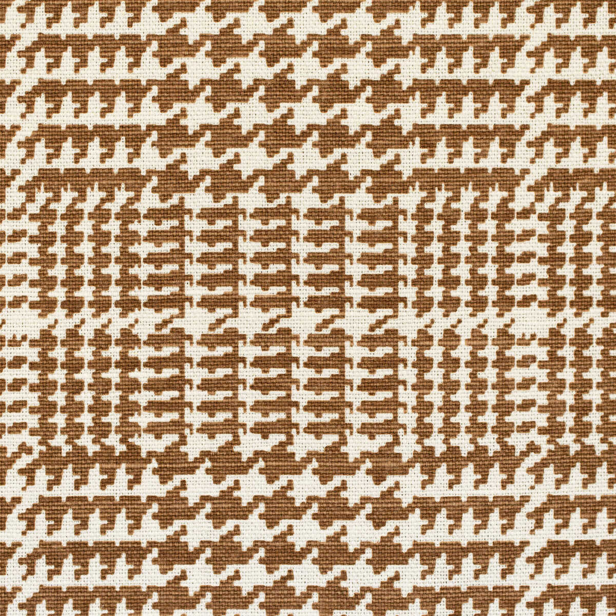 Pied De Poule - Mid Brown - LEE JOFA Fabric