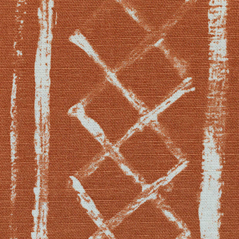 Milos Blotched Str - Terracotta - LEE JOFA Fabric