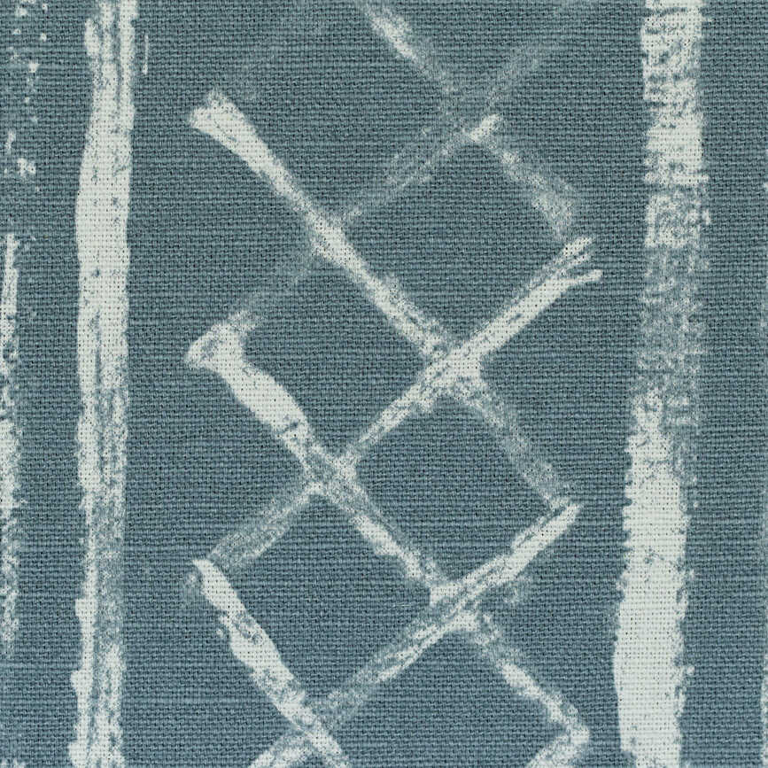 Milos Blotched Str - Blue - LEE JOFA Fabric