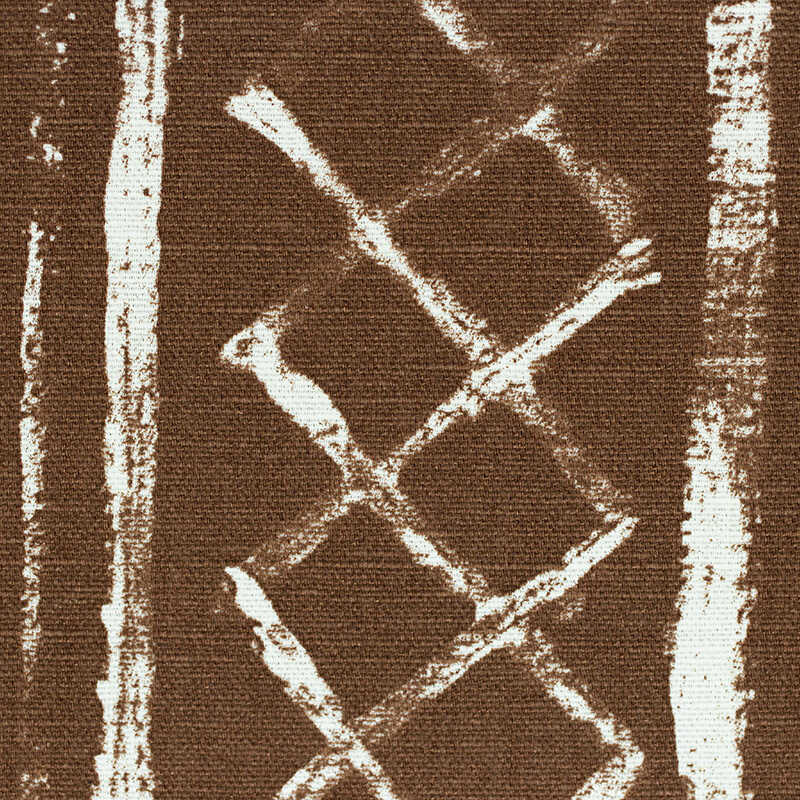 Milos Blotched Str - Brown - LEE JOFA Fabric