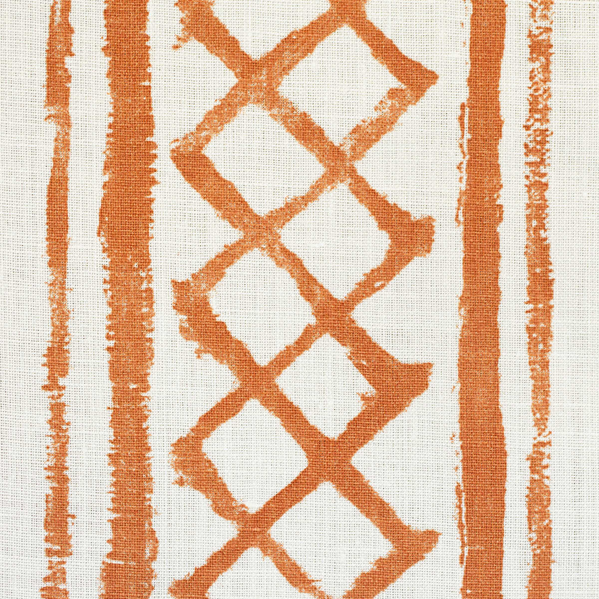 Milos Stripe - Terracotta - LEE JOFA Fabric