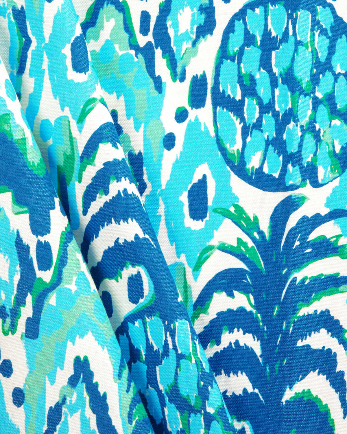 Tropi Call Me - Navy/Sea - LEE JOFA Fabric