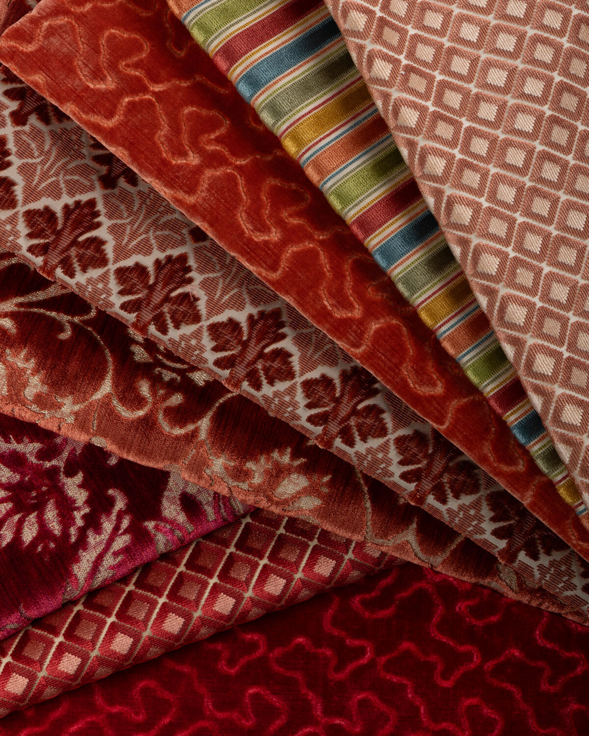 Hampstead Velvet - Multi - Lee Jofa Fabric