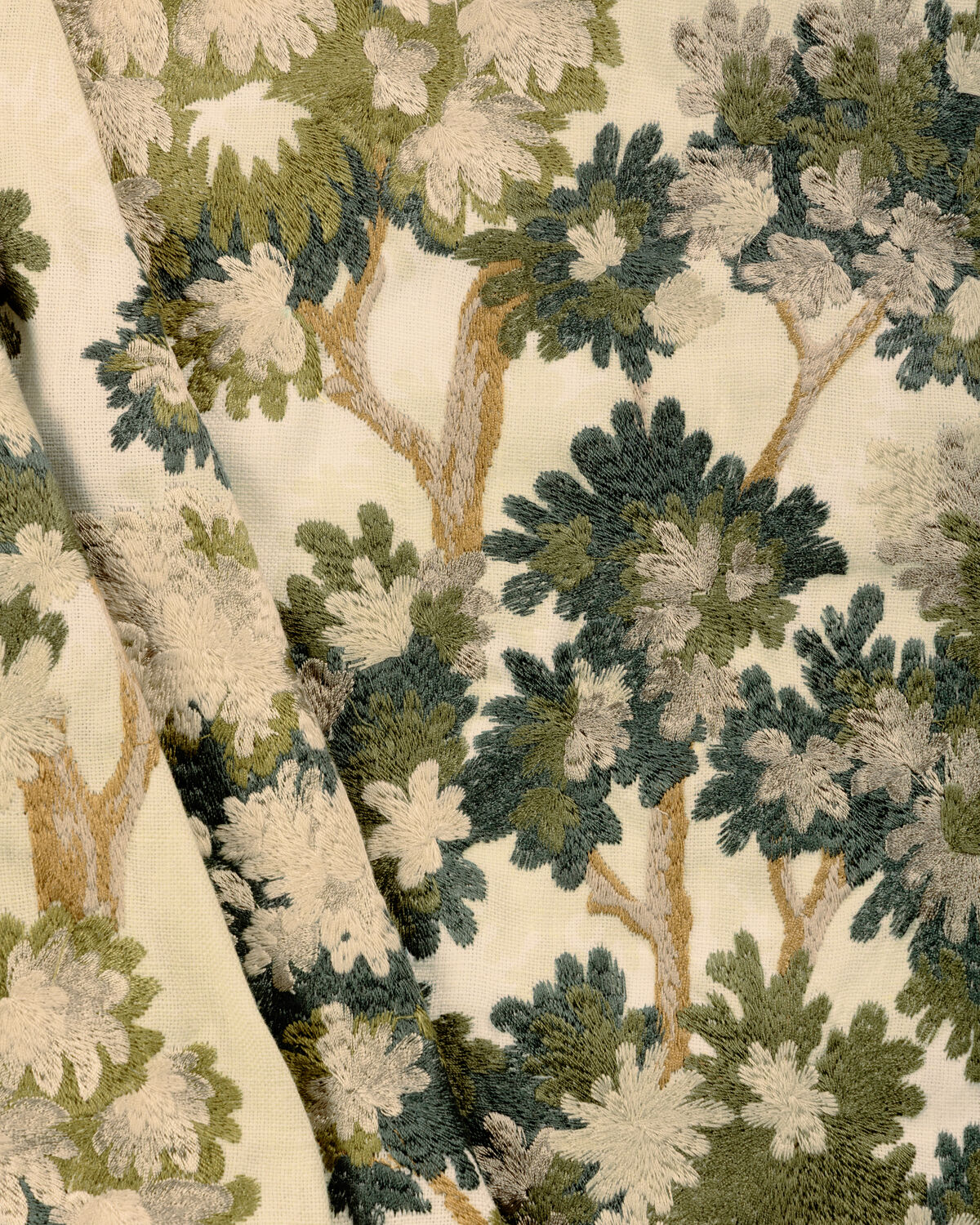 Sherwood Emb - Spruce - Lee Jofa Tela