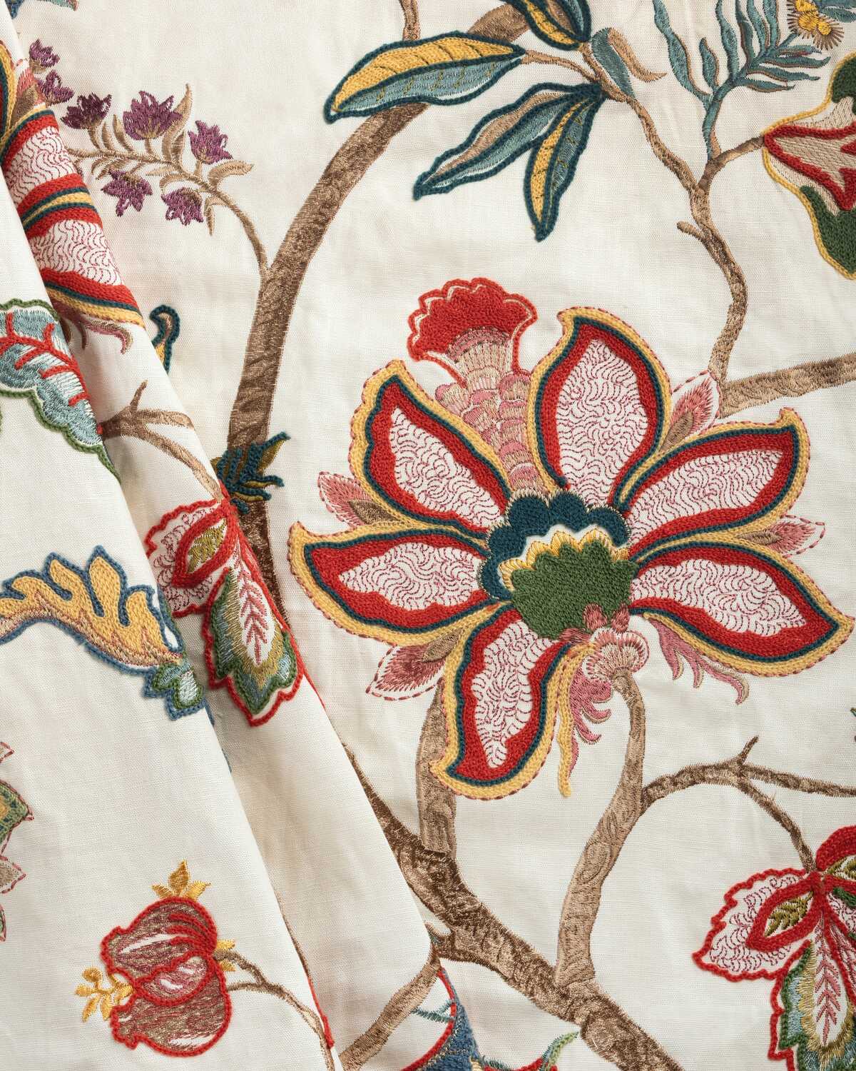 Windermere Emb - Multi - LEE JOFA Fabric