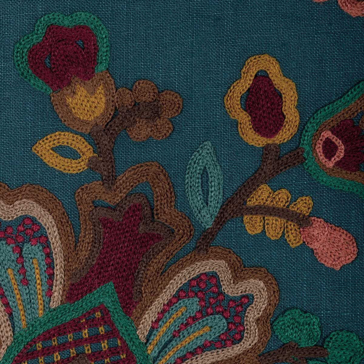 Westfield Emb - Teal/Ochre - LEE JOFA Fabric