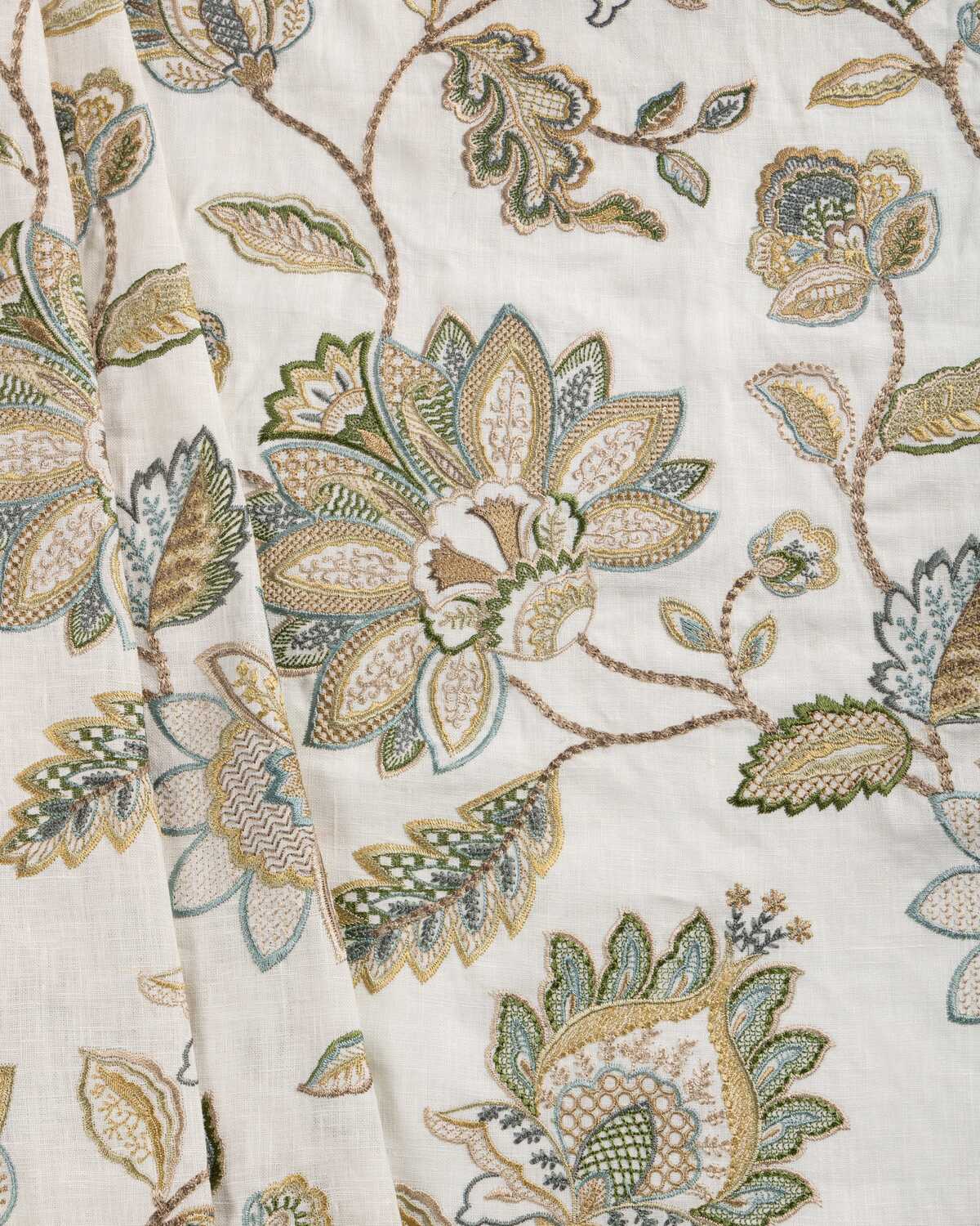 Mayfair Emb - Olive - LEE JOFA Fabric