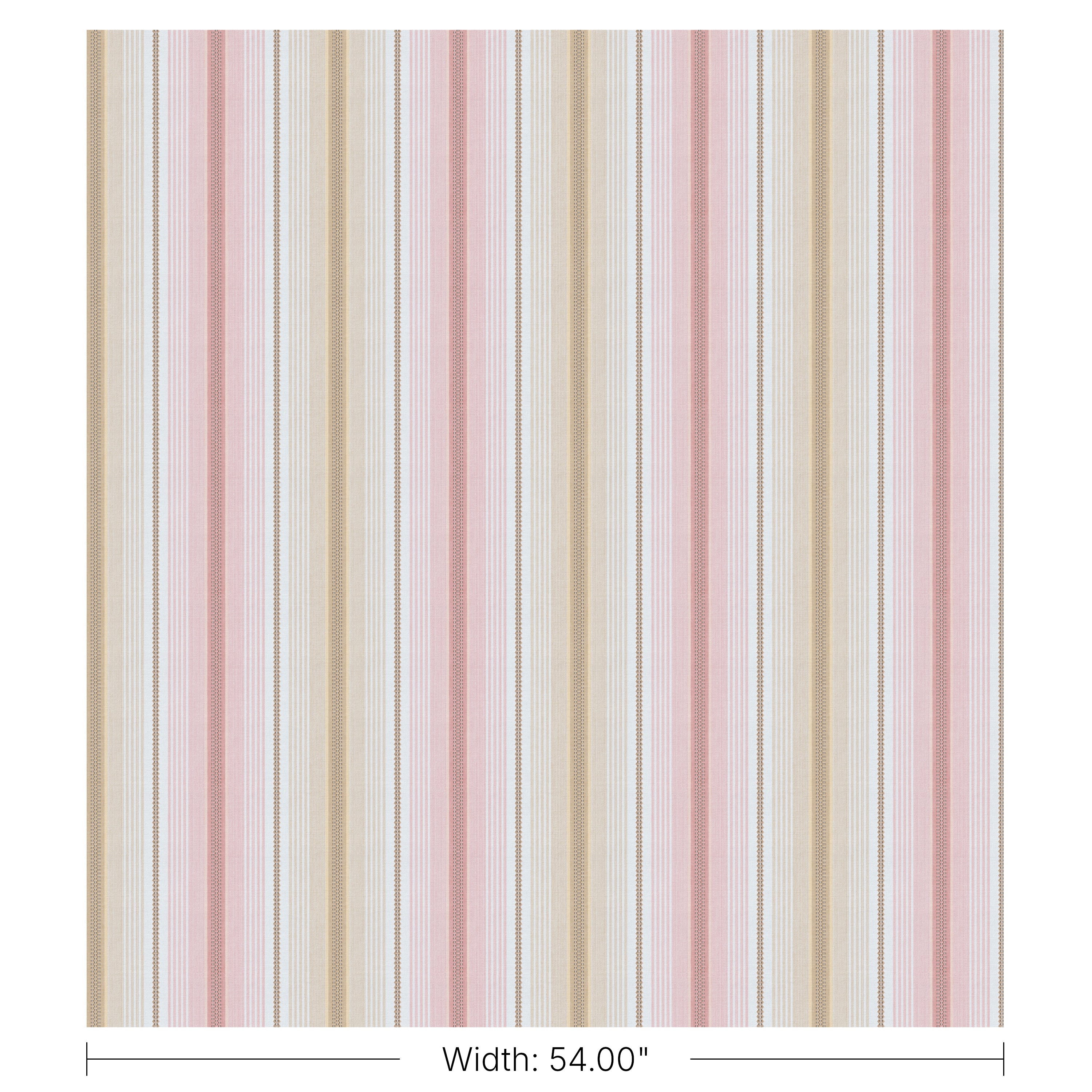 Elowen Stripe - Rose - Lee Jofa Fabric