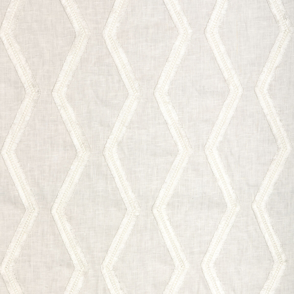 Haylie Emb - White - Lee Jofa Fabric