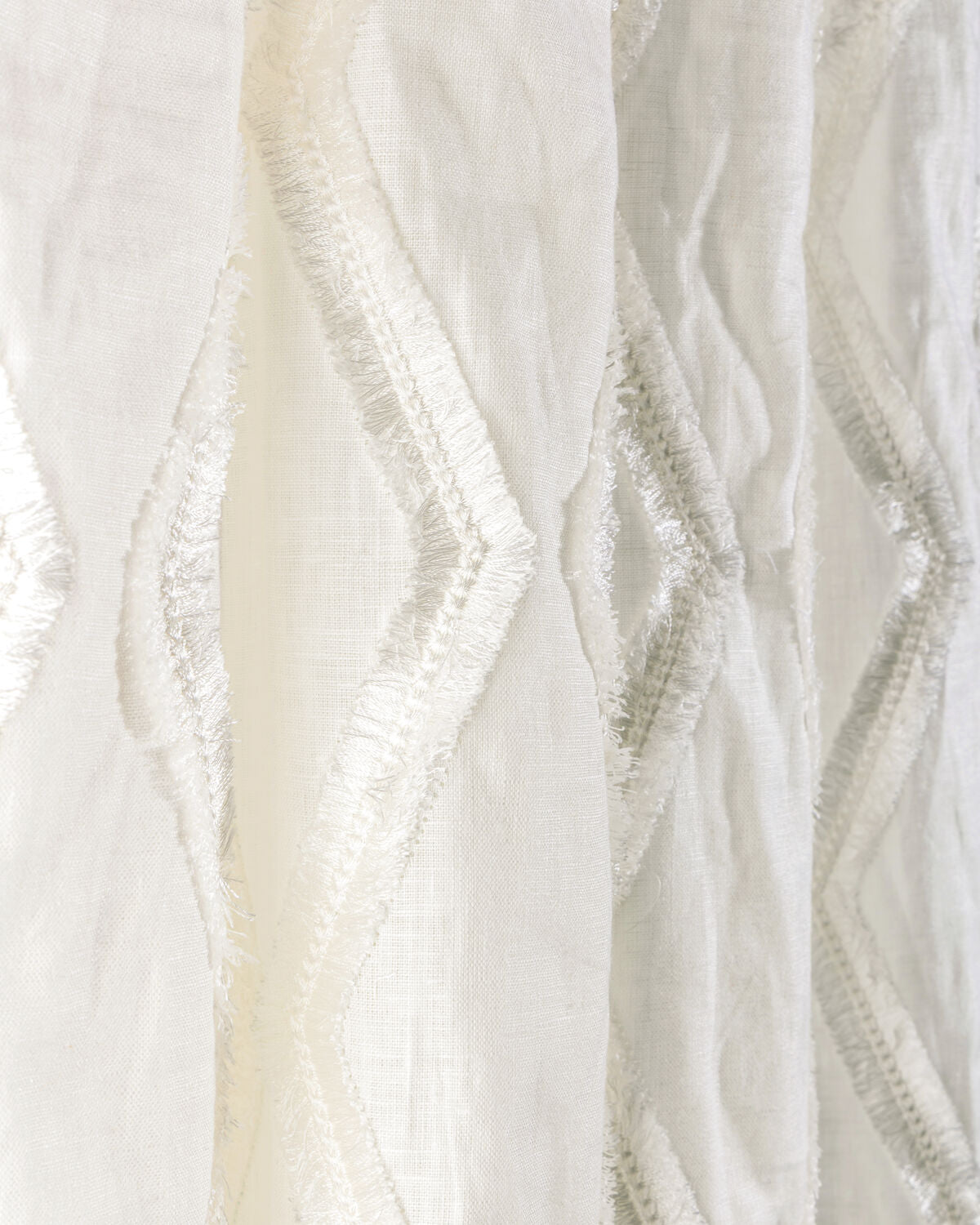 Haylie Emb - White - Lee Jofa Fabric