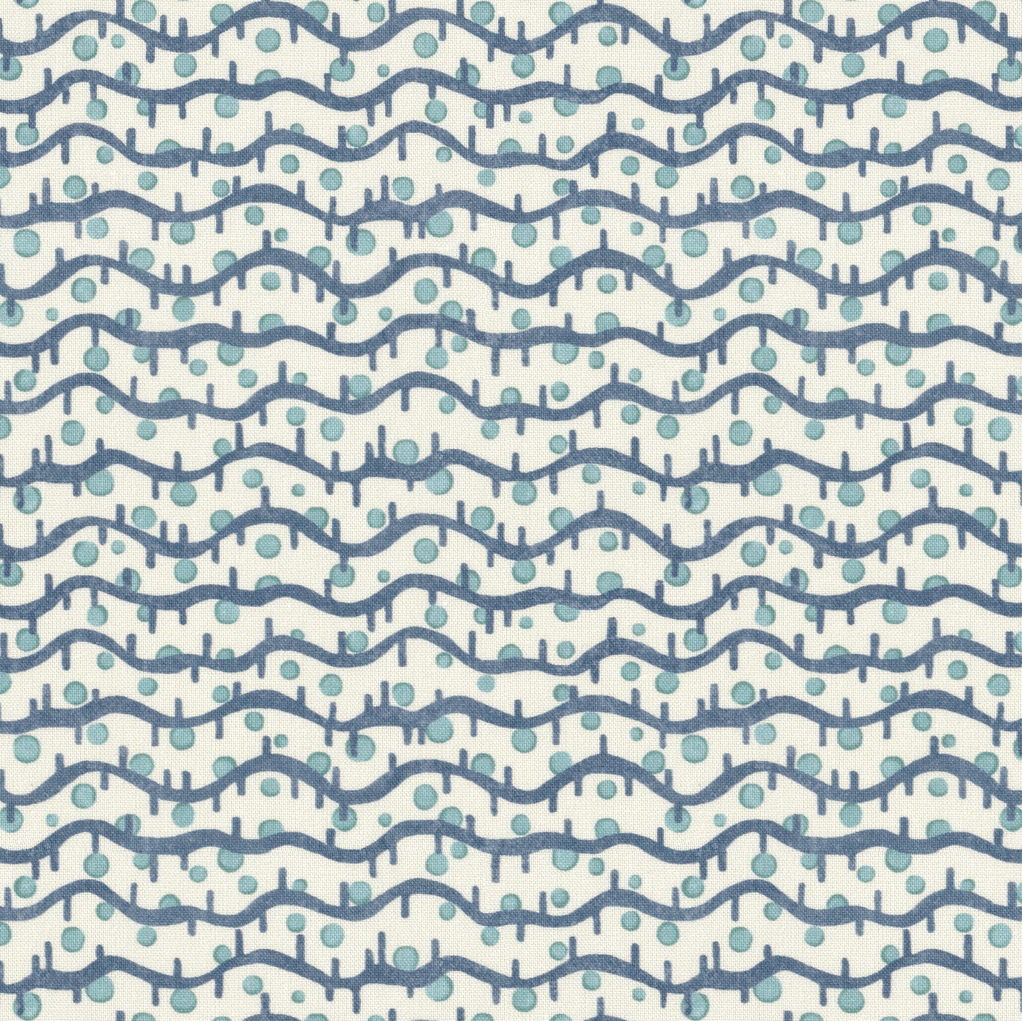 Seedling Print - Ocean - Lee Jofa Fabric