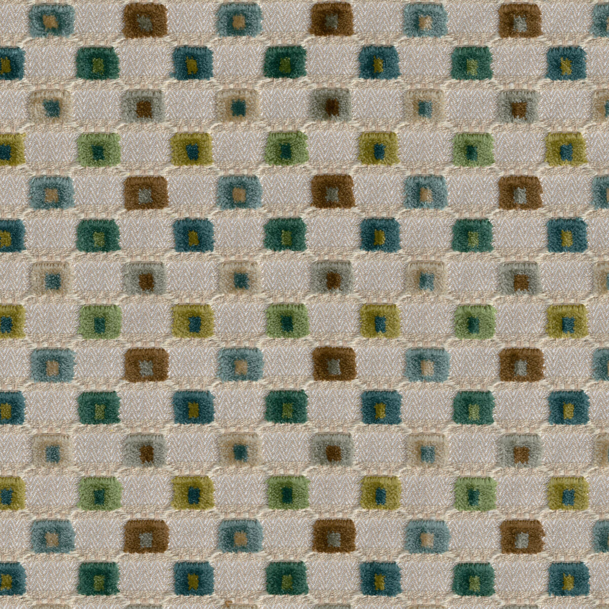 Lisbon Velvet - Green Multi - Lee Jofa Fabric
