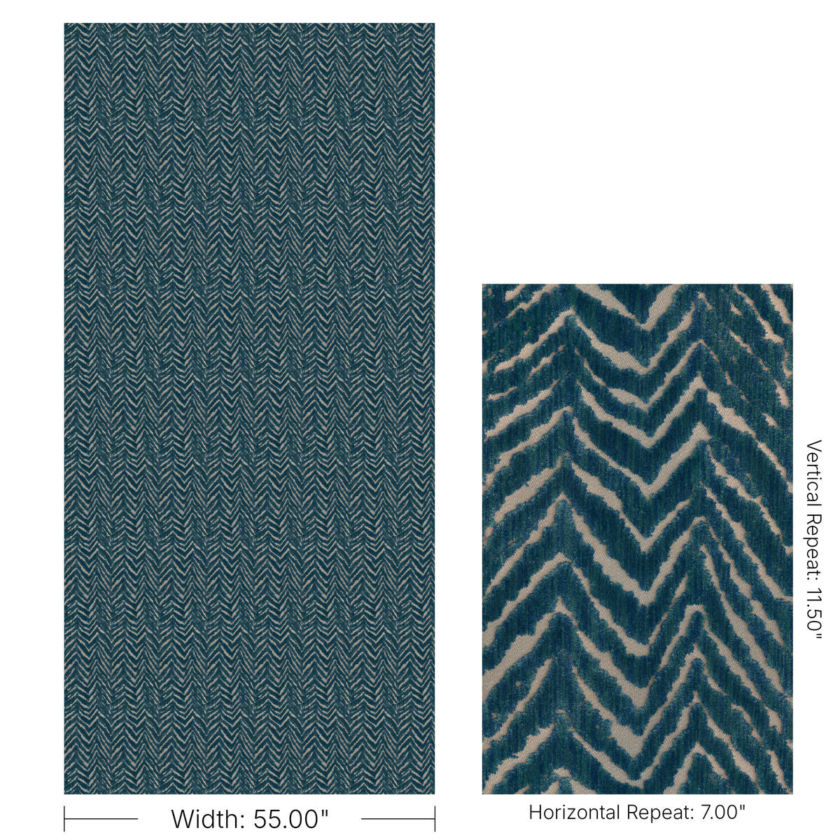 Nairobi Velvet - Teal - Lee Jofa Fabric