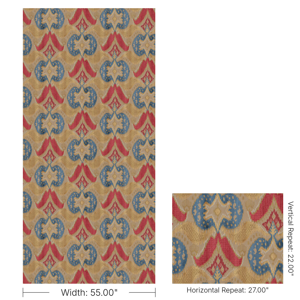 Ankara Velvet - Colonial - Lee Jofa Fabric
