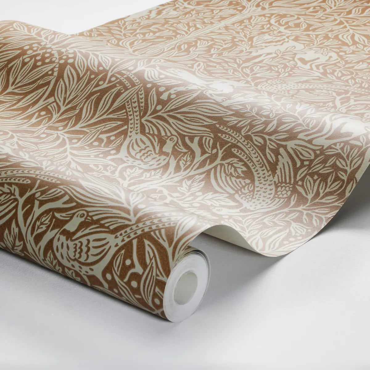 Under The Elder Tree - Rust - Schumacher 2045 Wallcovering