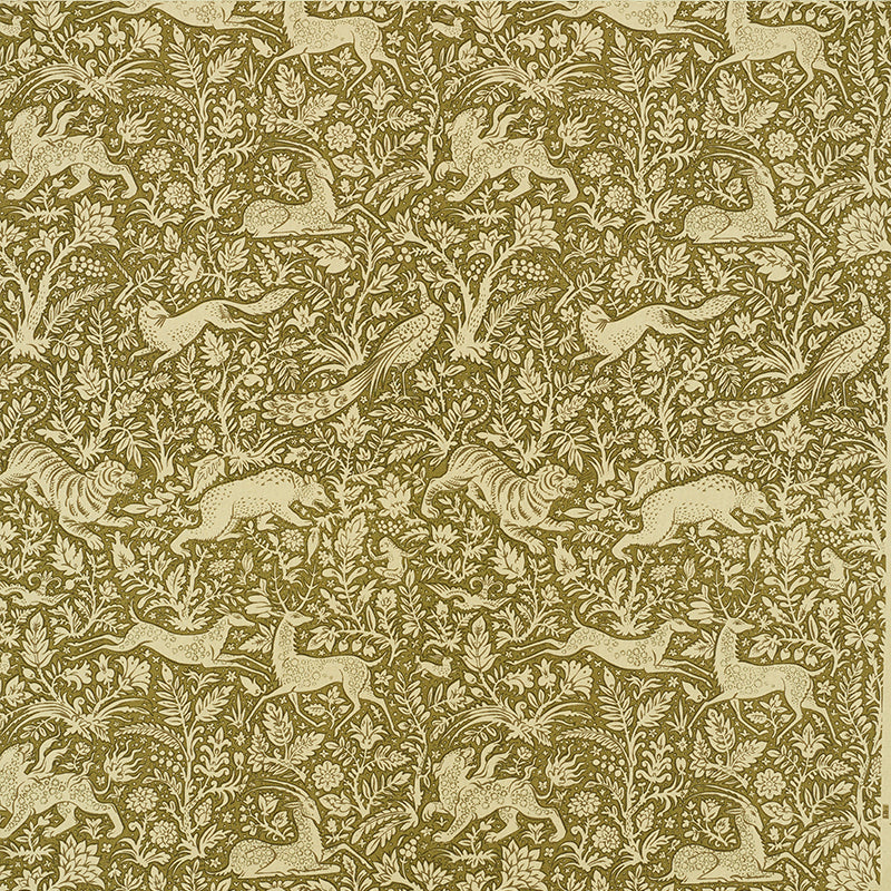 Khan's Park - Khaki Olive - Schumacher 2603272 Fabric - Schumacher Fabric