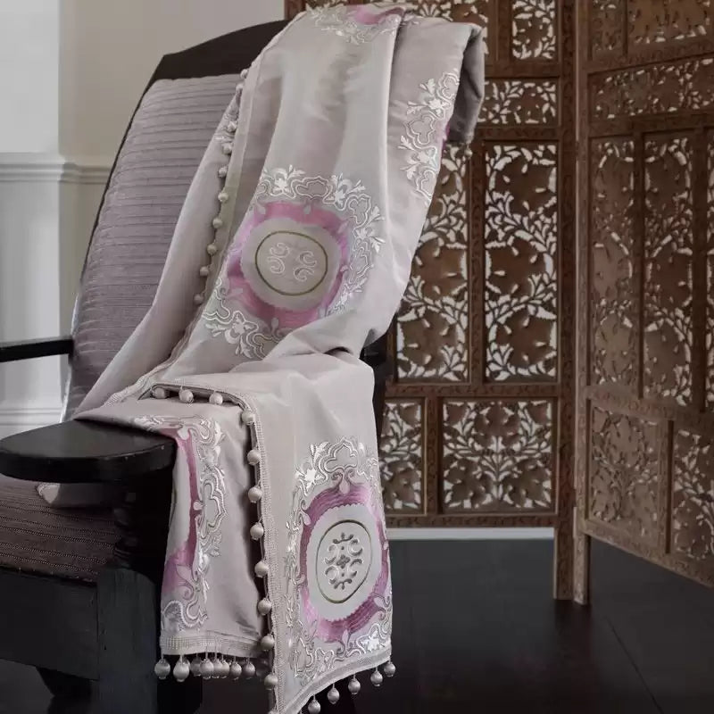 Karavansara Kolam Black/Taupe - Osborne & Little - F6133-01 Fabric