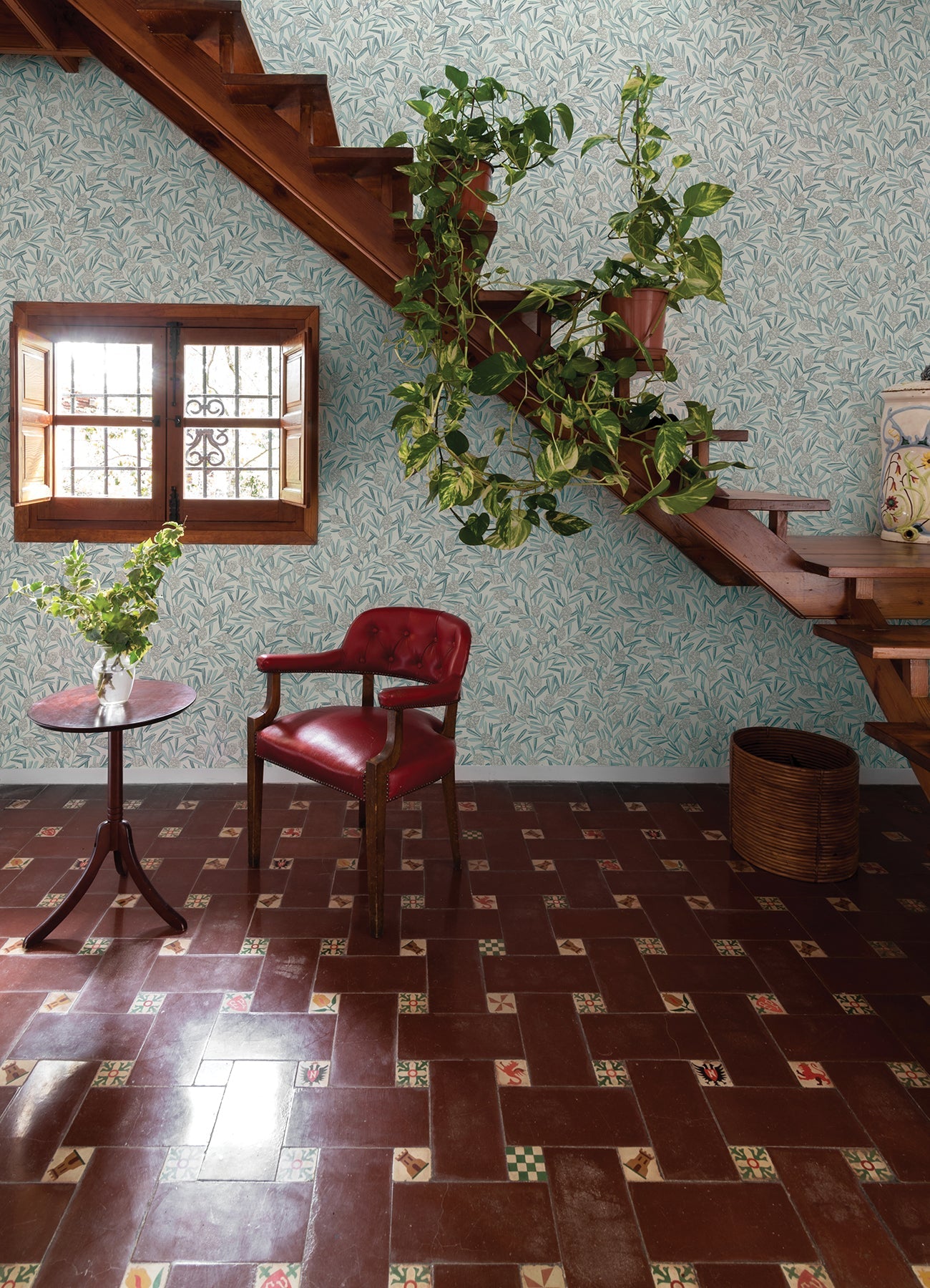 zulma-decorative-botanical-wallpaper-blue-york-wallcoverings-2970-26100