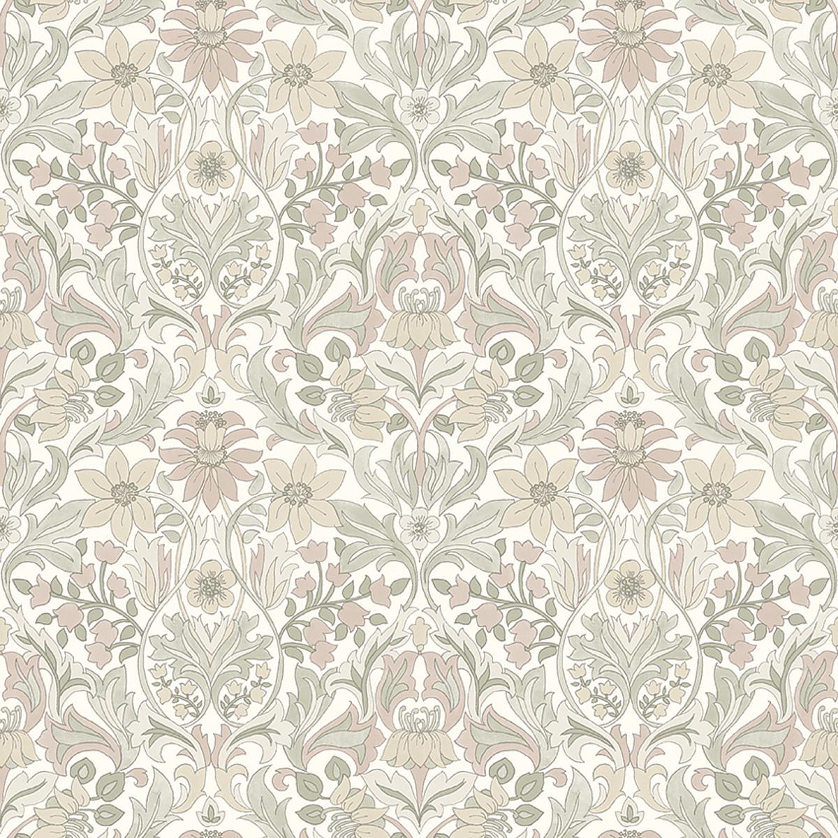 Blomsterfröjd - Soft Multi - Schumacher 3295 Wallcovering