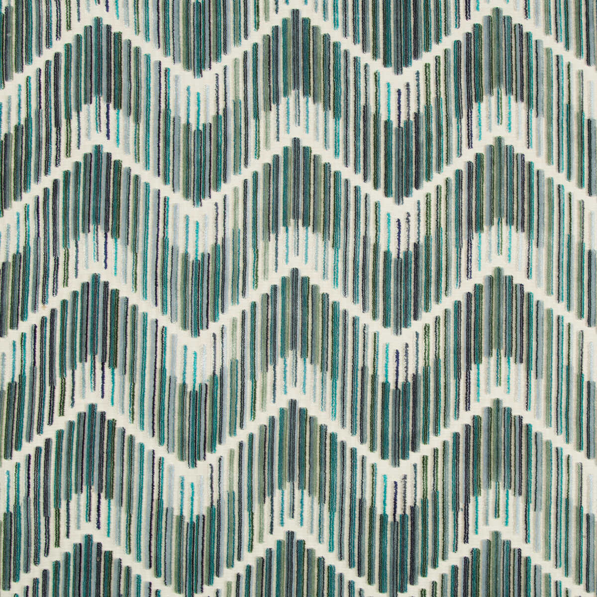 Highs And Lows - Peacock - KRAVET COUTURE Fabric