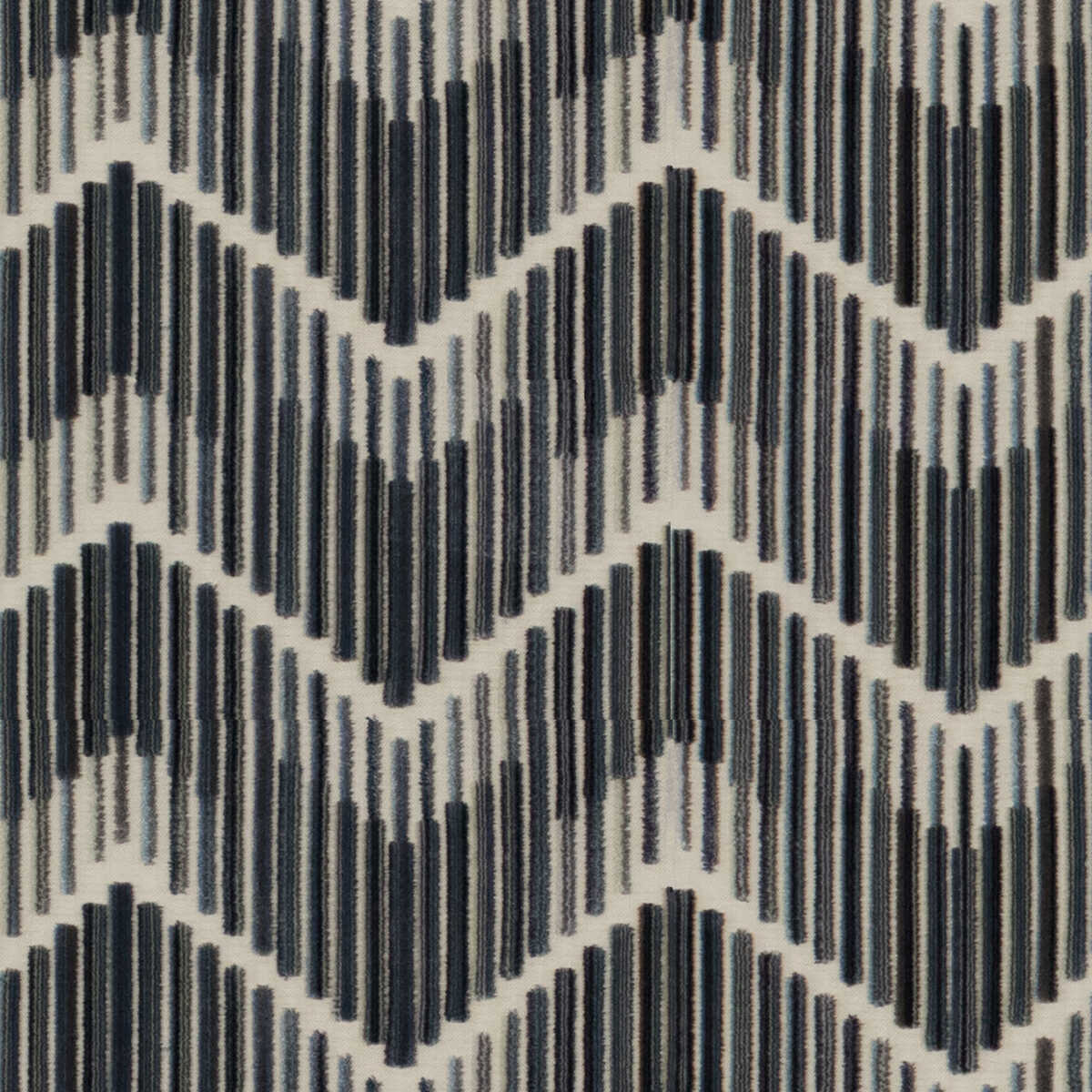 Highs And Lows - Steel - KRAVET COUTURE Fabric