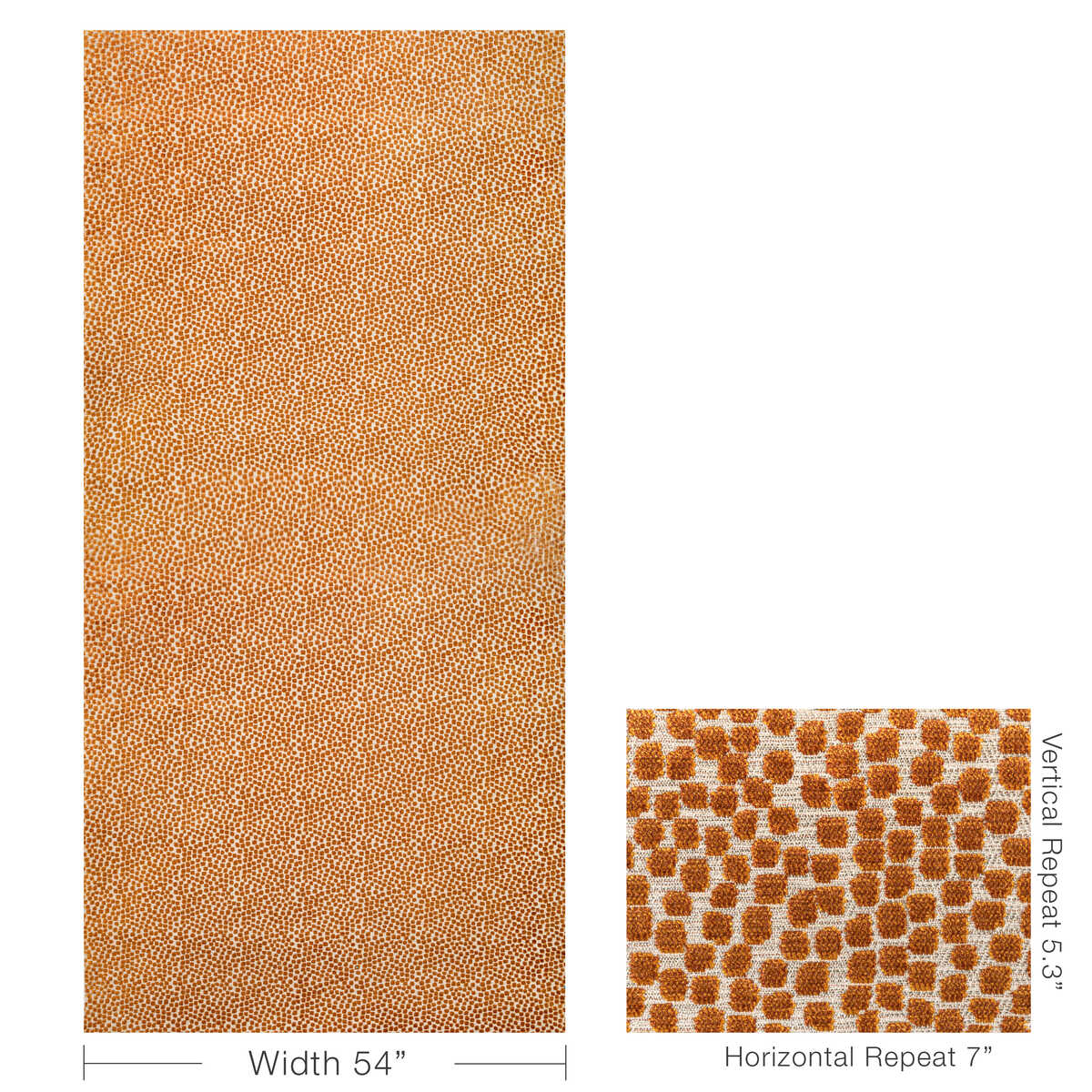 Flurries - Terracotta - KRAVET DESIGN Fabric