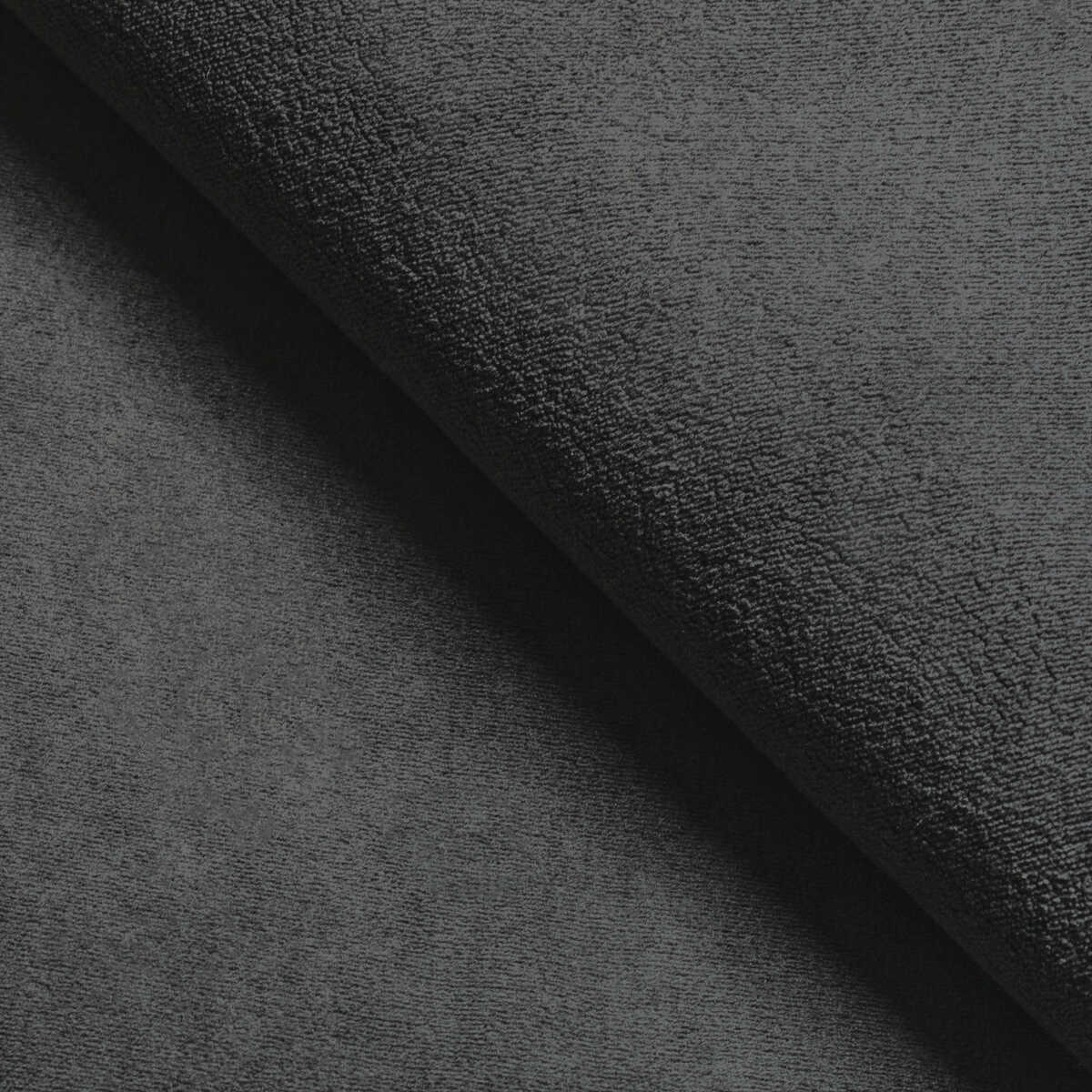 Plushilla - Charcoal - KRAVET BASICS Fabric
