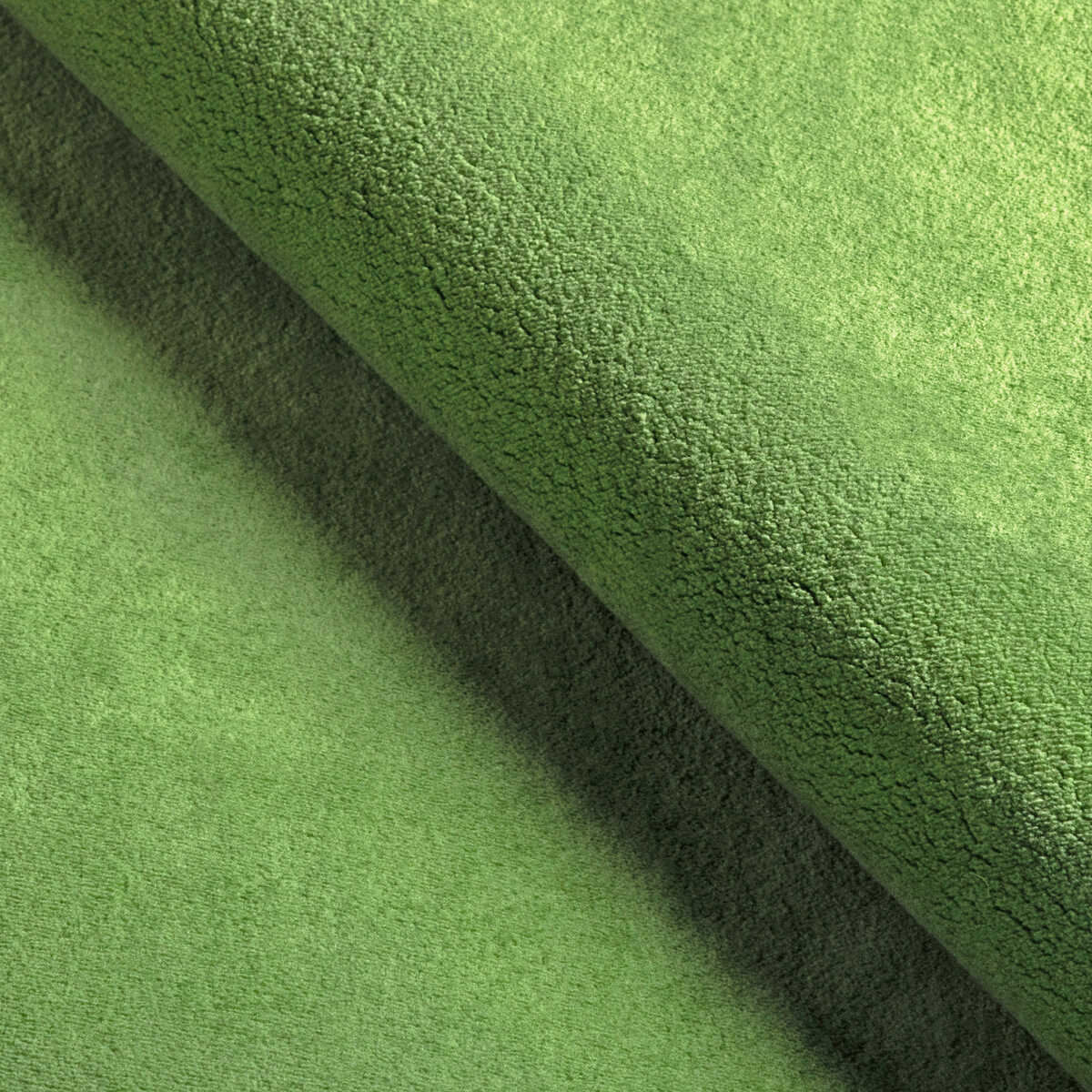 Plushilla - Emerald - KRAVET BASICS Fabric