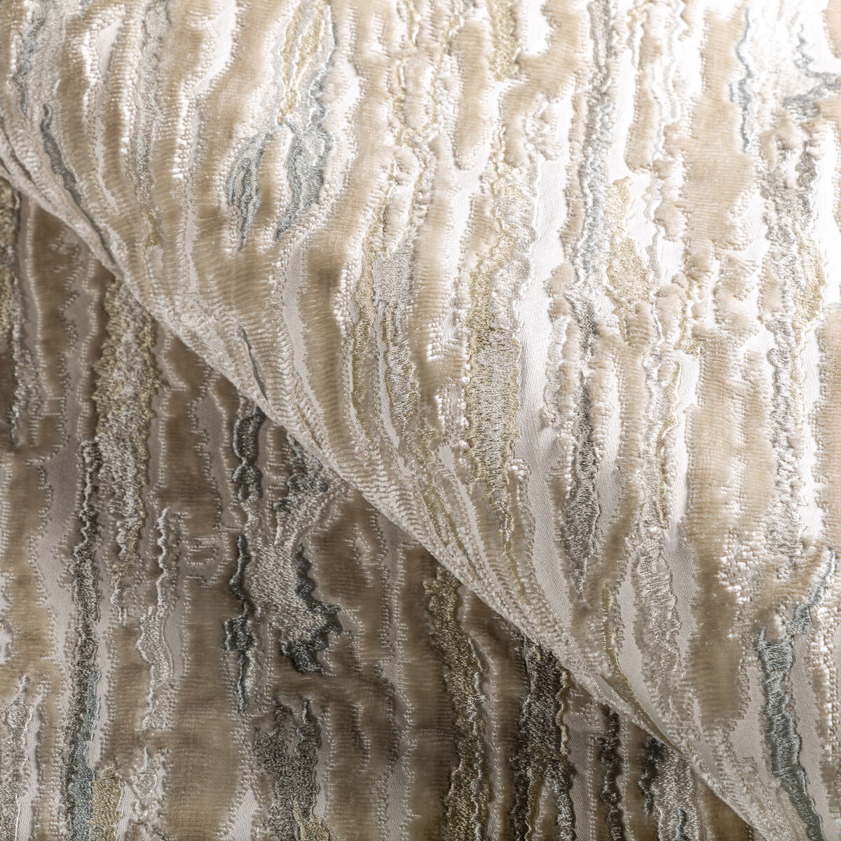Velvet Waves - Cream - Kravet Couture Fabric