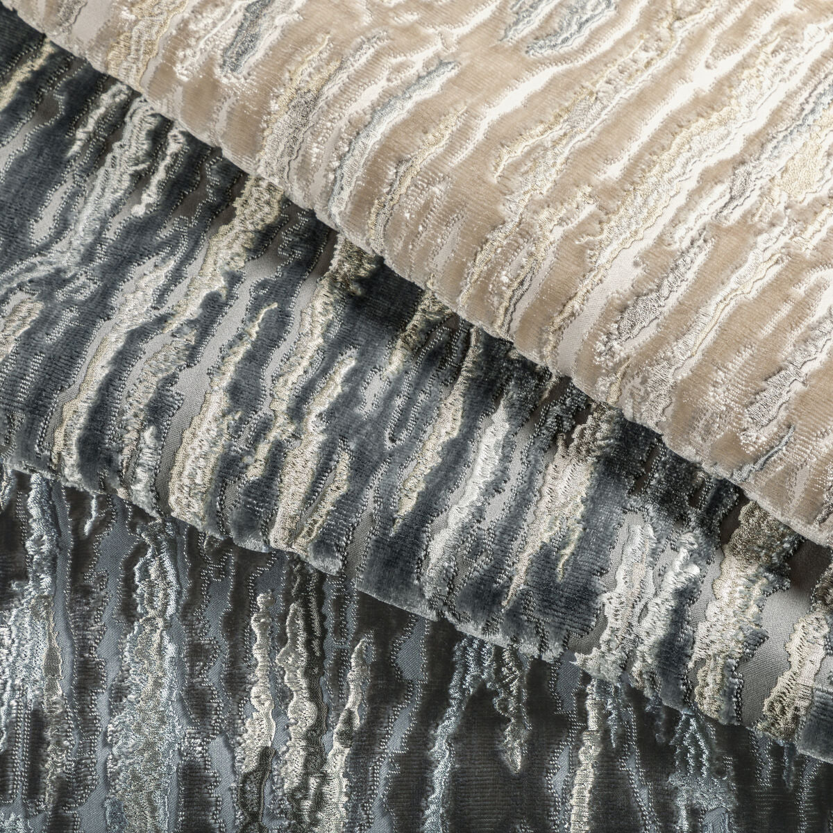 Velvet Waves - Cream - Kravet Couture Fabric