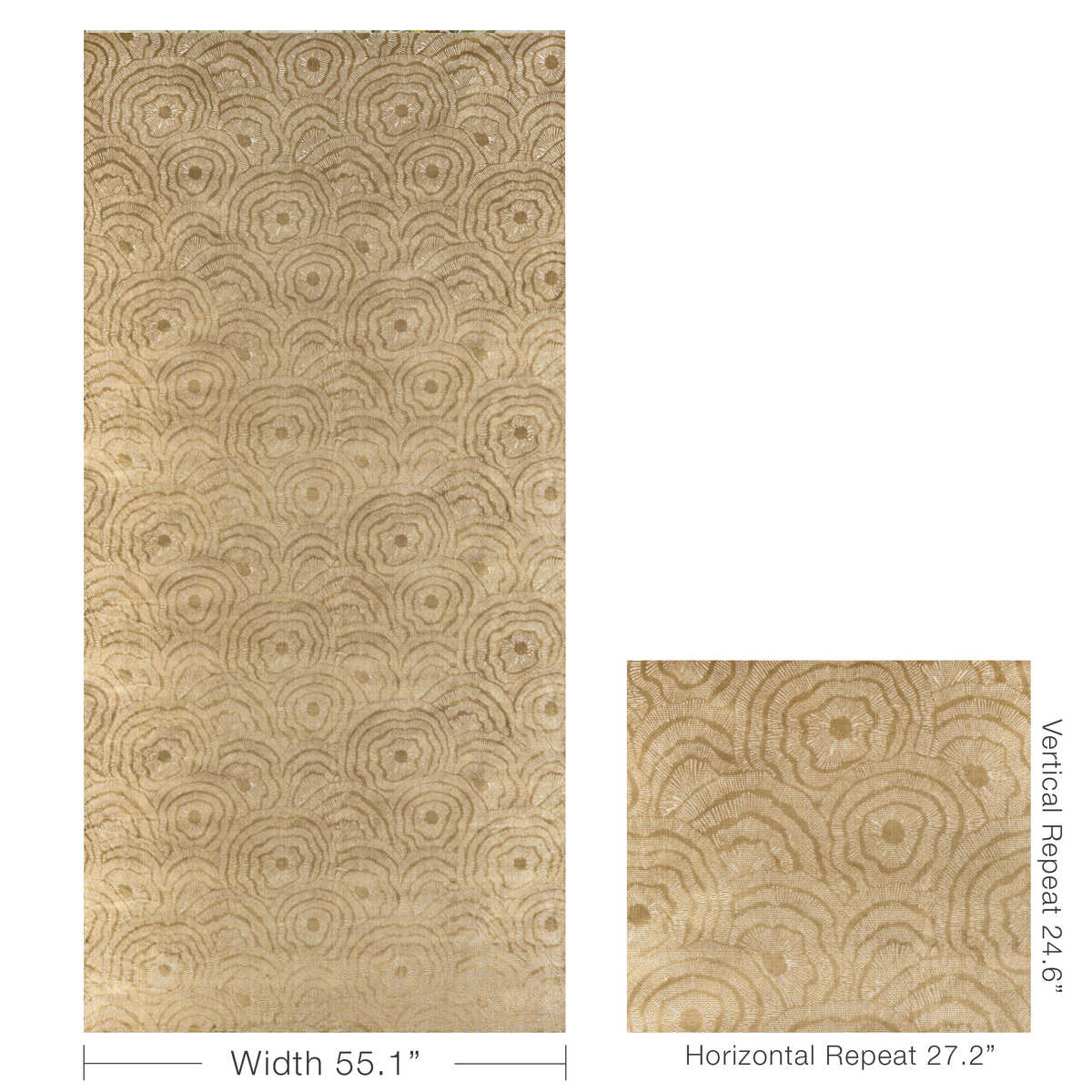 Panache Velvet - Gold - KRAVET COUTURE Fabric