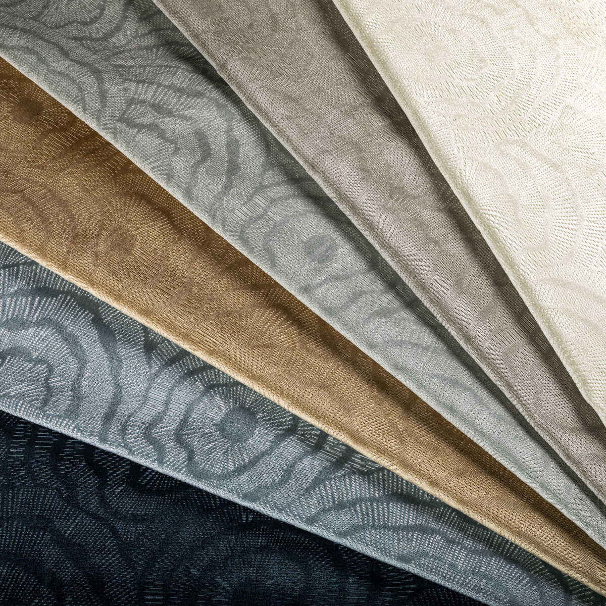 Panache Velvet - Chambray - KRAVET COUTURE Fabric