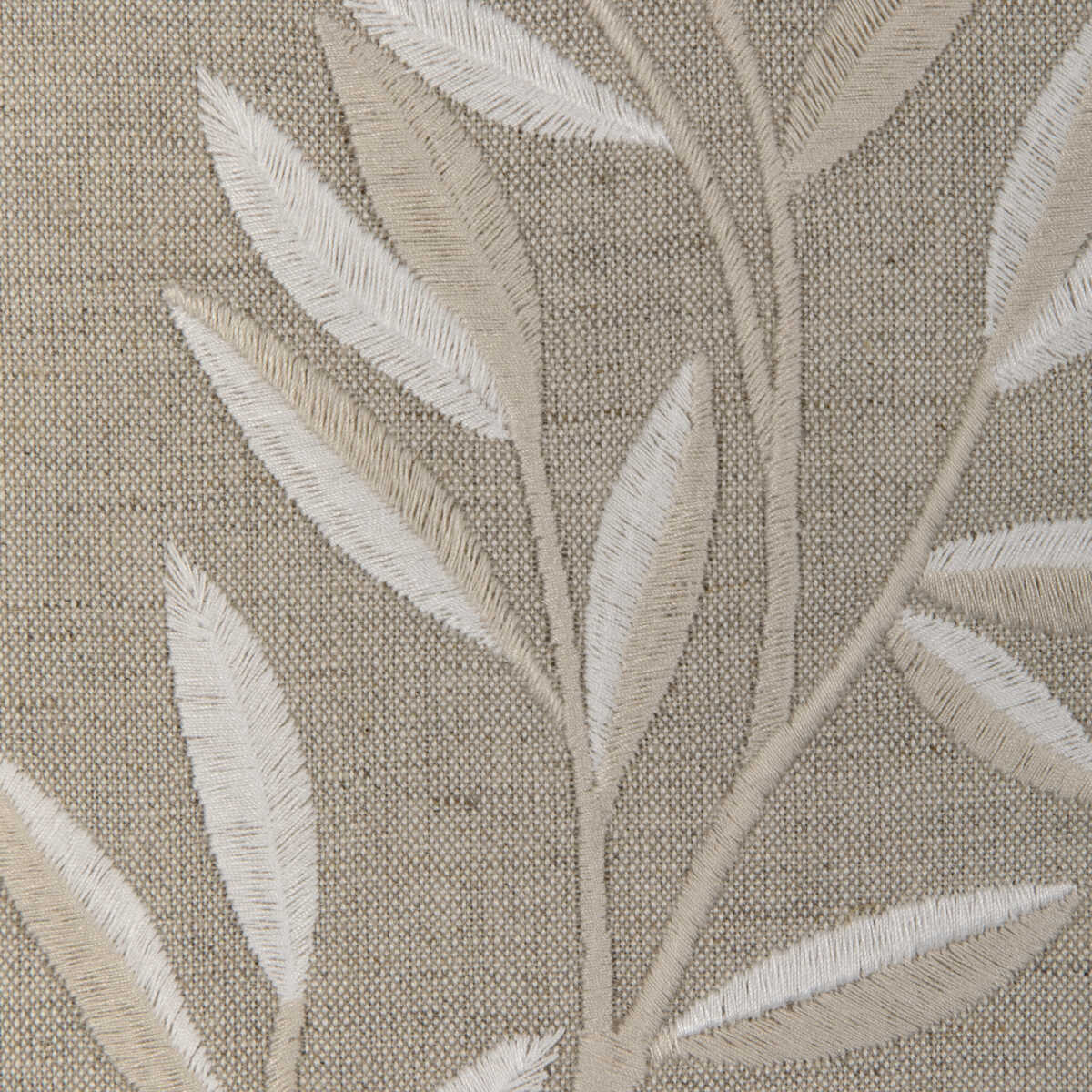 Leaf Frame - Linen - KRAVET DESIGN Fabric