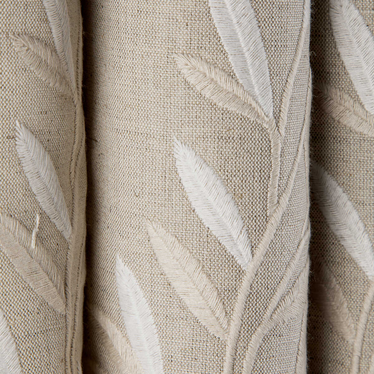 Leaf Frame - Linen - KRAVET DESIGN Fabric
