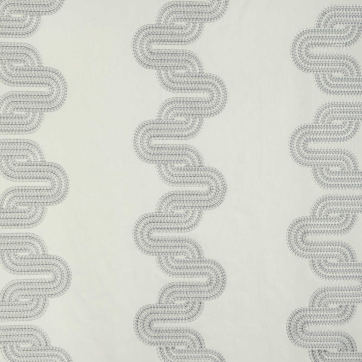 Cloud Chain - Grey - KRAVET DESIGN Fabric