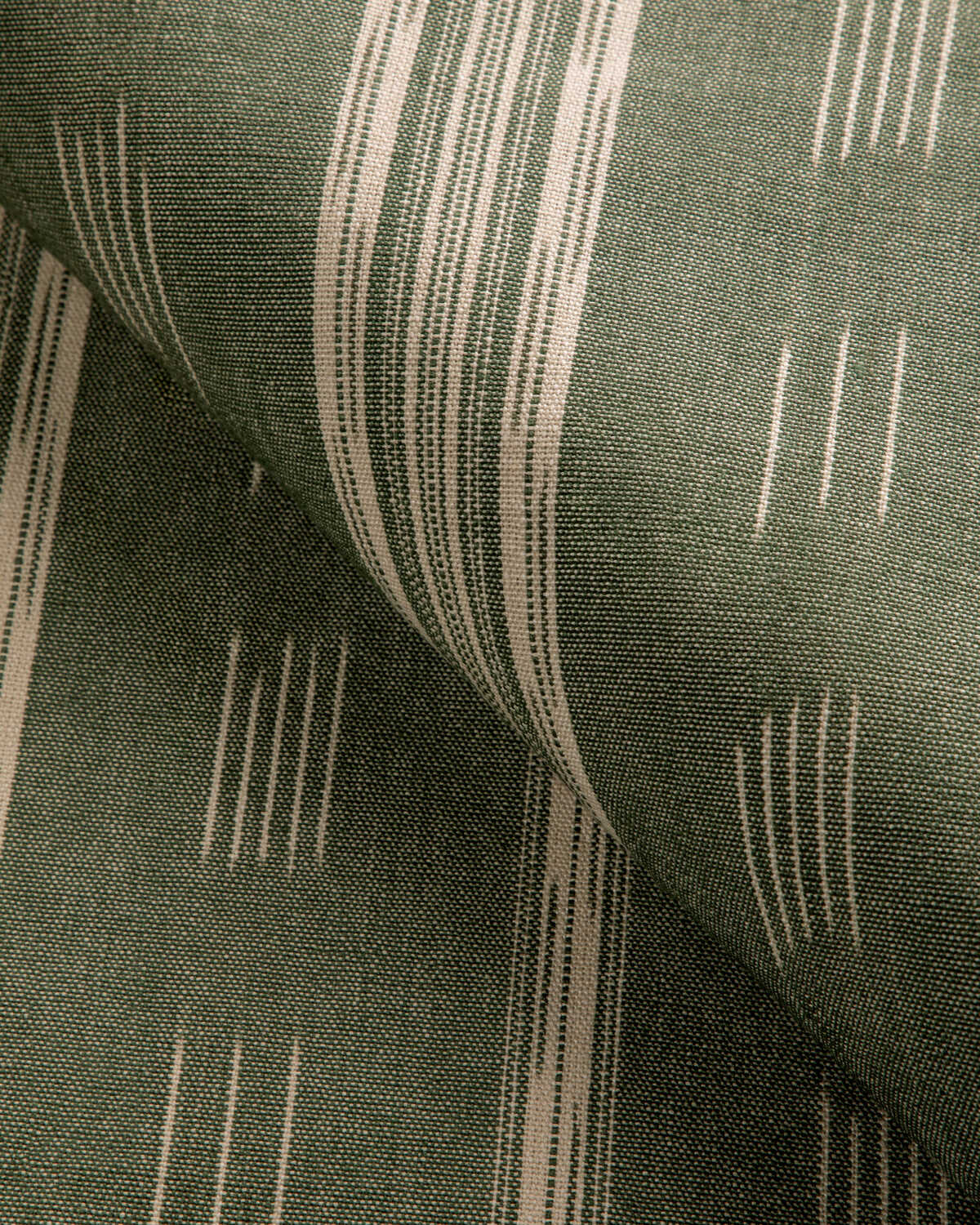 Puri Stripe - Moss - KRAVET COUTURE Tela