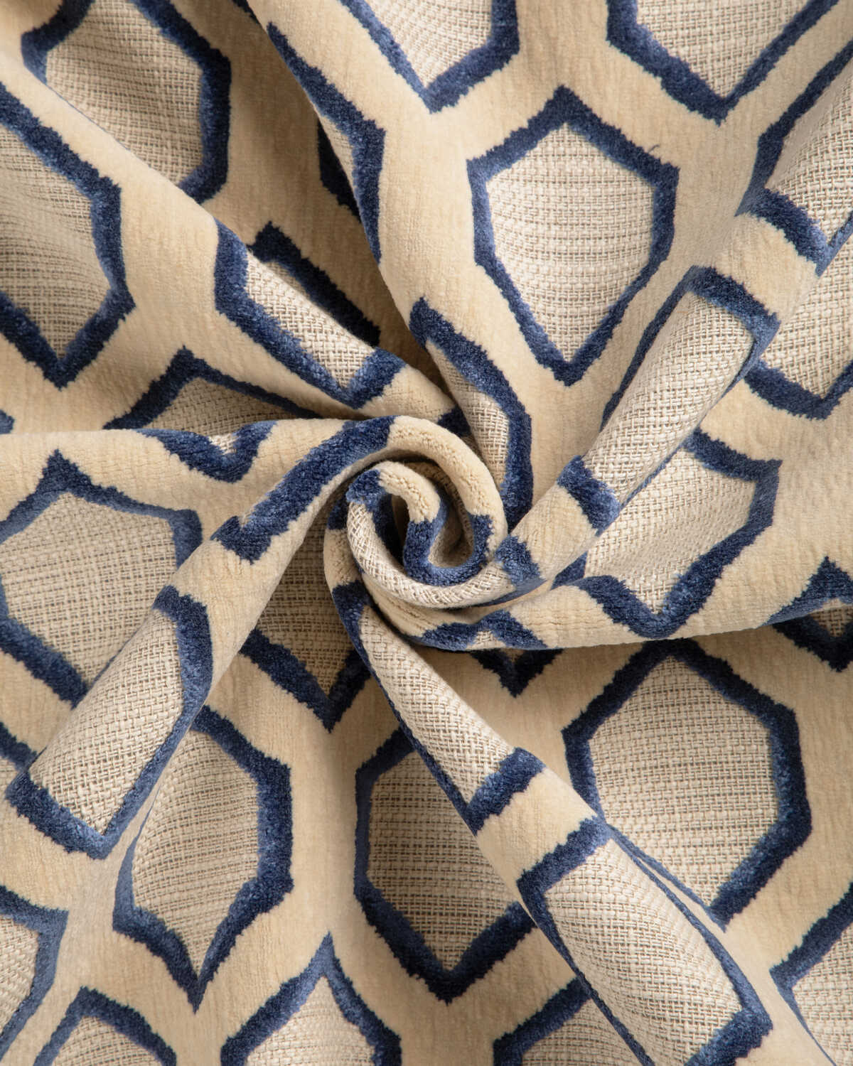Waterlines - Indigo - KRAVET DESIGN Tela