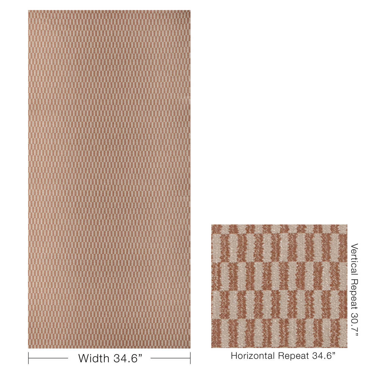 Mapusa Weave - Clay - KRAVET COUTURE Tela