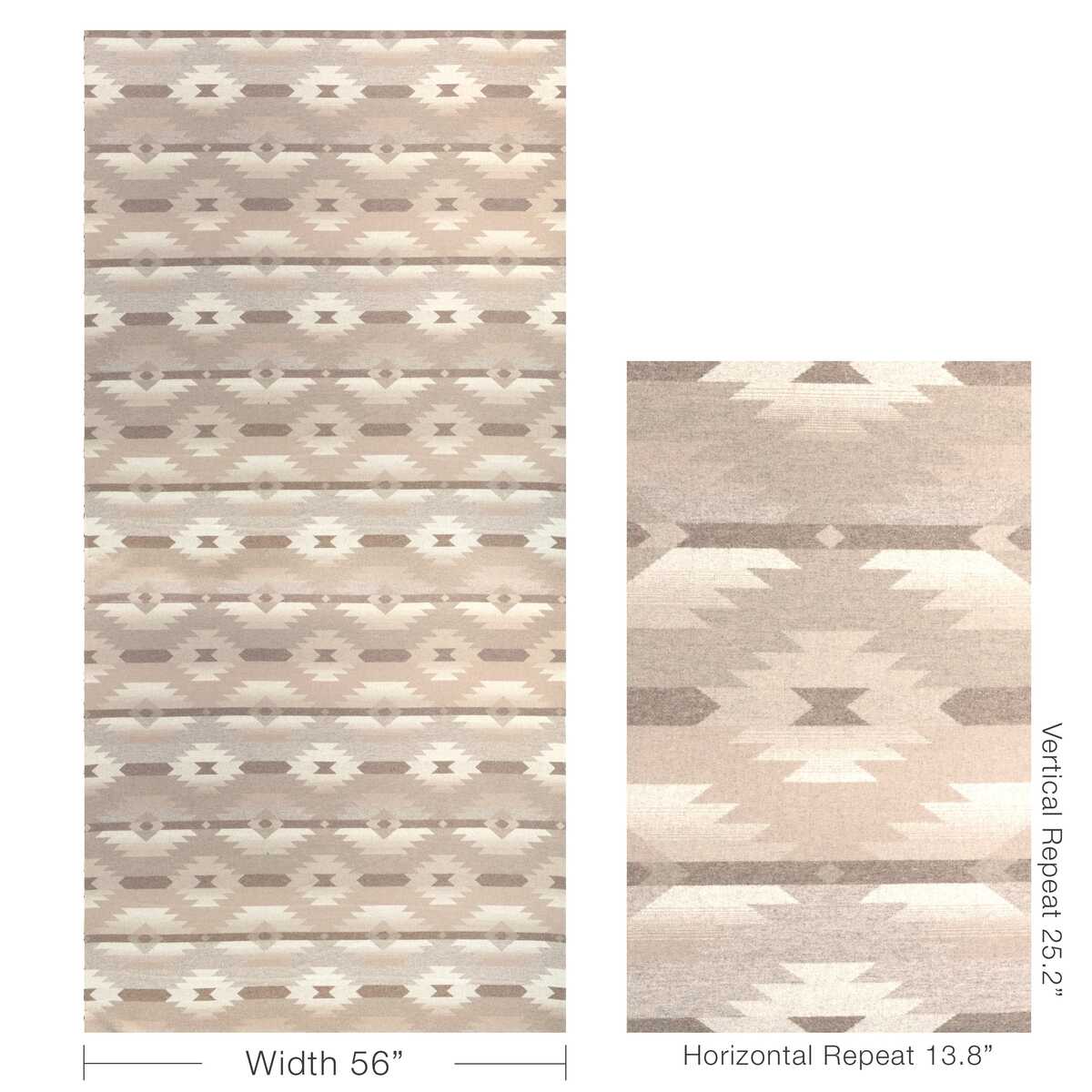 Desert Diamonds - Sand - KRAVET COUTURE Tela