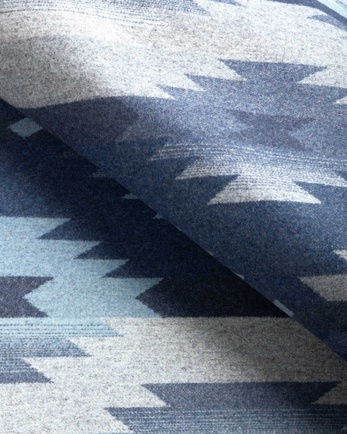 Desert Diamonds - Indigo - KRAVET COUTURE Fabric