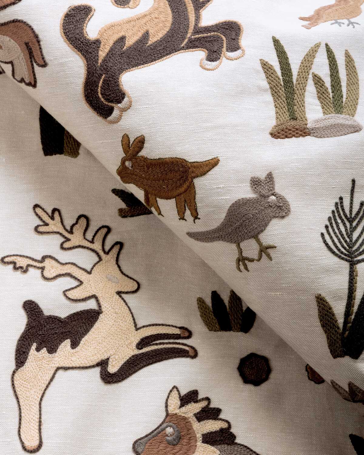 Dwellers - Neutral - KRAVET COUTURE Tela