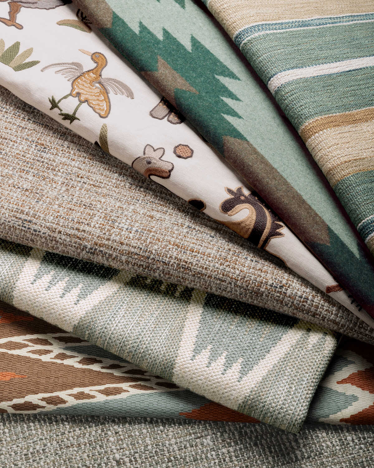Dwellers - Neutral - KRAVET COUTURE Tela