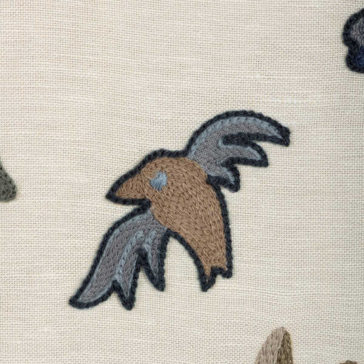 Dwellers - Indigo - KRAVET COUTURE Fabric