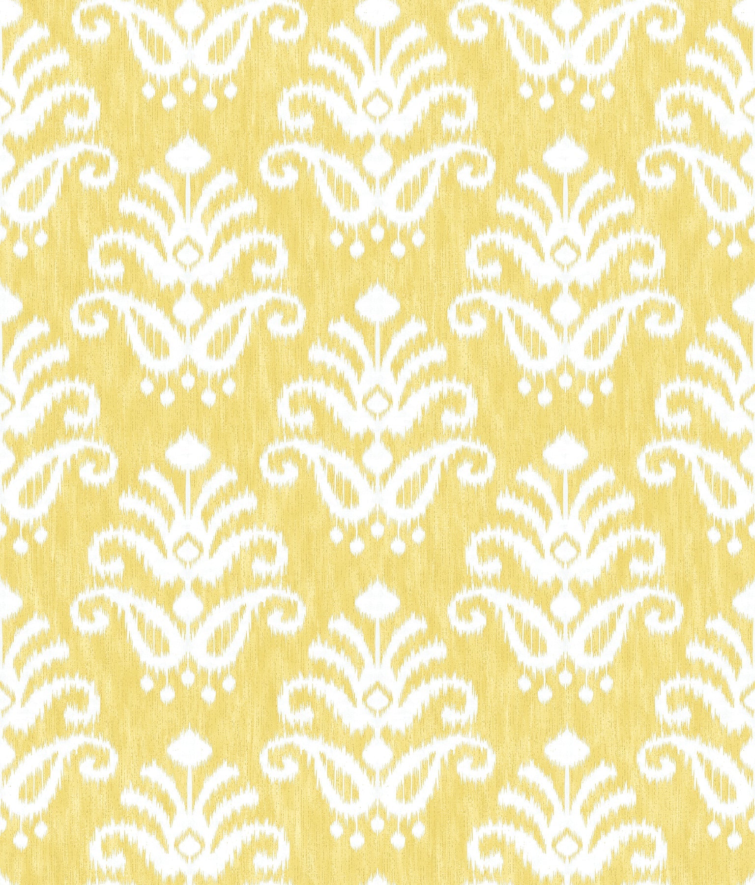 Keaton Medallion Wallpaper - Yellow - York Wallcoverings - 4081-26328