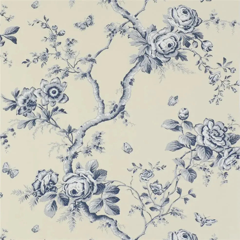 Ralph Lauren Wallpaper PRL027/05 Ashfield Floral Sapphire - The WorkRm