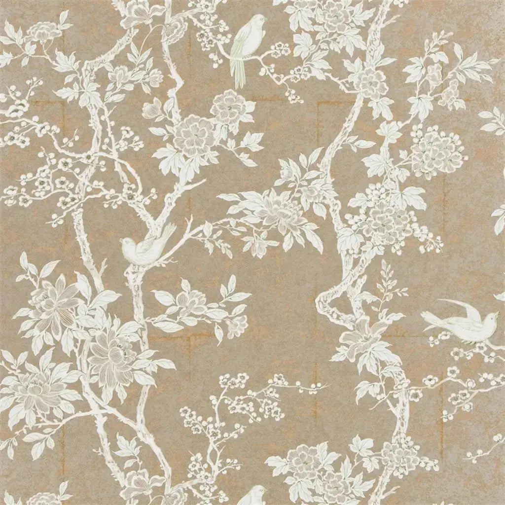 Ralph Lauren Wallpaper PRL048/07 Marlowe Floral Sterling - The WorkRm