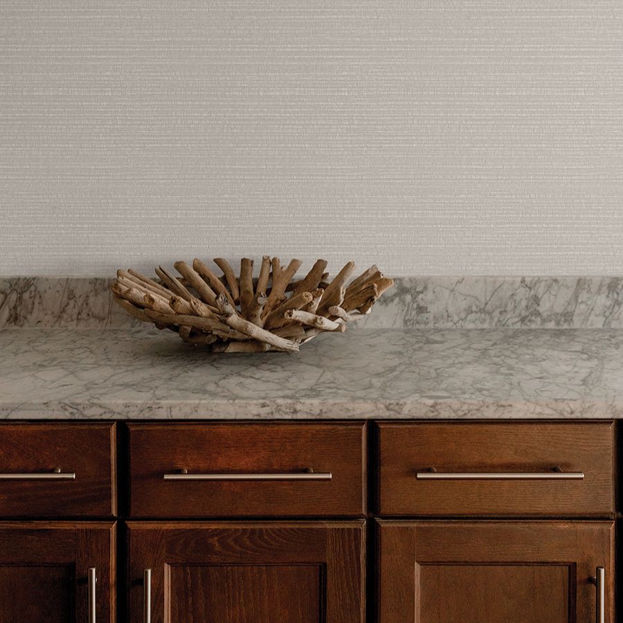 Sky Line Grey Textured Wallpaper - room view - York Wallcoverings 4228-84146 - York Wallcoverings Wallpaper